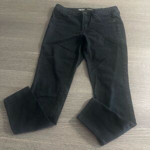 Mossimo Denim Women’s Mid Rise Jegging Black Jeans Size 8/29S Super Stretch